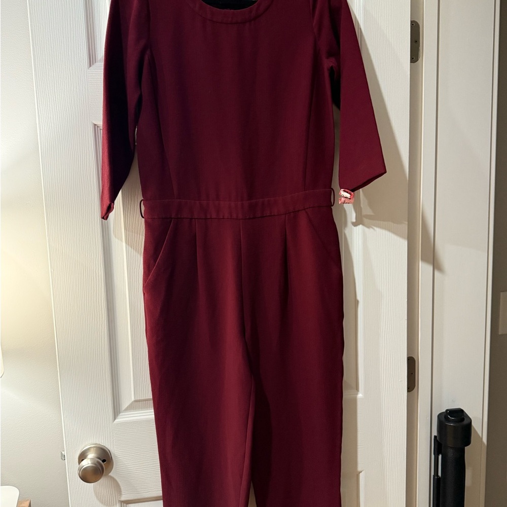 Elegant Burgundy Jumpsuit by Madewell